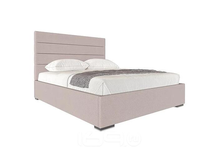 Кровать Гранда ткань альба бежевый 1600x2000, изголовье мягкое