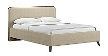 

Кровать интерьерная Миа HP рогожка Bravo light brown/кант Коричневый 140*200, Темно-бежевый