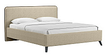

Кровать интерьерная Миа HP рогожка Bravo light brown/кант Коричневый 160*200, Темно-бежевый