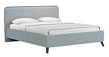 

Кровать интерьерная Миа HP рогожка Bravo grey/кант Коричневый 160*200, Серый