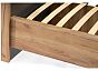 Кровать Клауд дуб крафт золотой/антрацит 1400x2000, изголовье мягкое