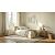 Кровать Milena с матрасом велюр бежевый С П/М 1200x2000, ортопедическое основание, изголовье мягкое