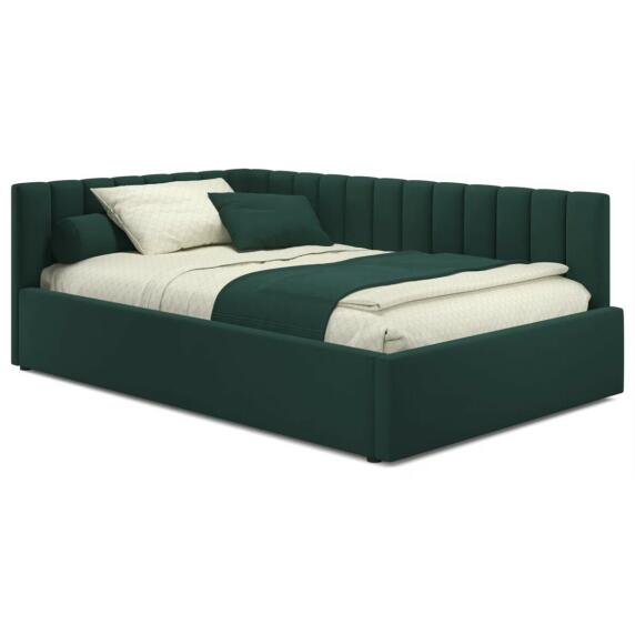 Кровать мягкая Milena 1200 изумруд с подъемным механизмом