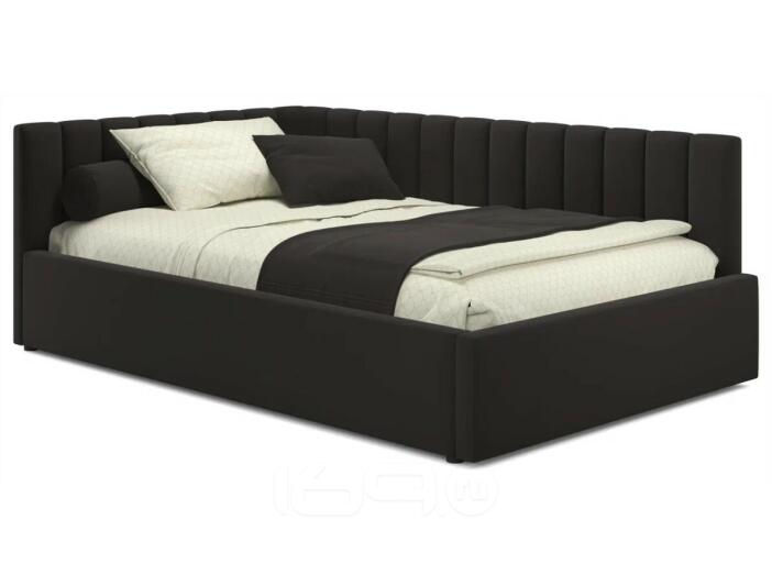 Кровать мягкая Milena 1200 шоколад с подъемным механизмом