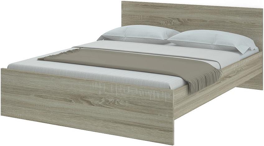 

Кровать НИКОЛЬ 160*200 Дуб Сонома 72240068, Дуб сонома;бежевый