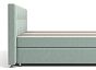 Кровать Николетт (17) Box Spring (с матрасом) Velutto 14 (Велюр)/Десерт 117 Cream (Искусственная кожа)