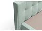 Кровать Николетт (17) Box Spring (с матрасом) Velutto 14 (Велюр)/Десерт 117 Cream (Искусственная кожа)