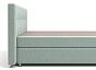 Кровать Николетт (18) Box Spring (с матрасом) Velutto 14 (Велюр)/Десерт 117 Cream (Искусственная кожа)