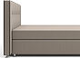 Кровать Николетт (22) Box Spring (с матрасом и независимым пружинным блоком) Mika 10 (Велюр)/Kolej cp 536 (Искусственная кожа)