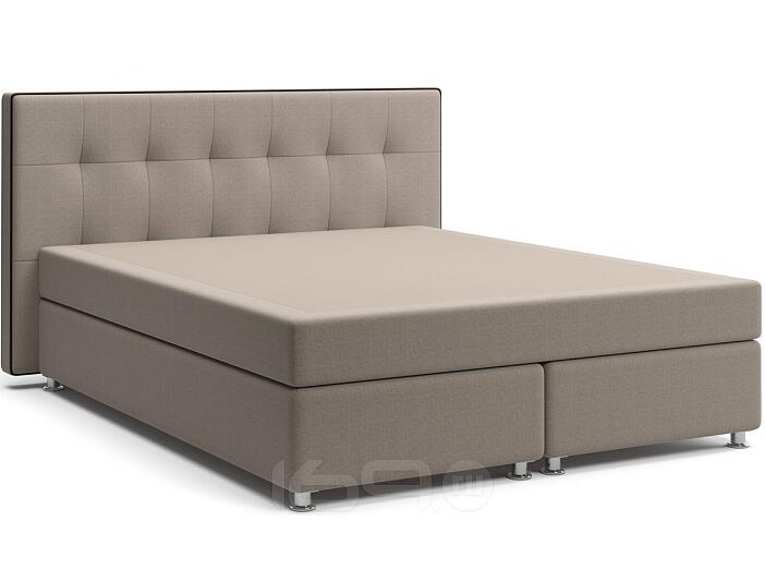 Кровать Николетт (24) Box Spring (с матрасом) Mika 10 (Велюр)