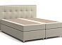 Кровать Николетт (25) Box Spring (с матрасом и независимым пружинным блоком) Мика 2 (Велюр)