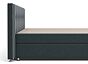 Кровать Николетт Box Spring (с матрасом) Mika 27 (Велюр)/Десерт 117 Cream (Искусственная кожа)