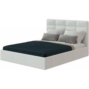 Кровать СОНАТА new 1600х2000 Белый (кож.зам.) 72305105