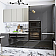 Модульный кухонный гарнитур Фьюжн-07 Anthracite, Silky Light Grey/Белый 2140x2700x600
