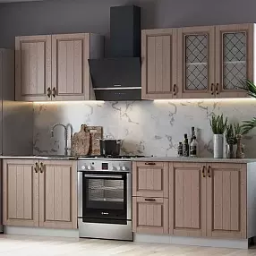 Кухня Настя 2,0/900м (Трюфель)