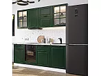 Модульный кухонный гарнитур Дублин-03 Special Green/Белый 2140x1950x600