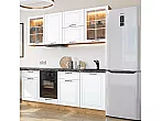 Модульный кухонный гарнитур Дублин-03 Special White/Дуб Вотан 2140x1950x600