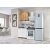 Модульный кухонный гарнитур Флэт-03 White In 2S, Wotan Oak 2S/Дуб Вотан 2140x800x600