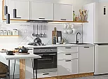 Модульный кухонный гарнитур Фрейм-01 Cream Silk/Дуб Вотан 1782x2300x600