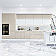 Модульный кухонный гарнитур Фьюжн-02 Silky White, Cream Silk/Белый 2140x4400x600
