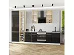 Модульный кухонный гарнитур Фьюжн-08 Anthracite/Белый 2340x3400x600