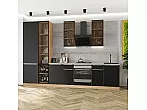 Модульный кухонный гарнитур Фьюжн-08 Stormy Silk/Дуб Вотан 2340x3400x600