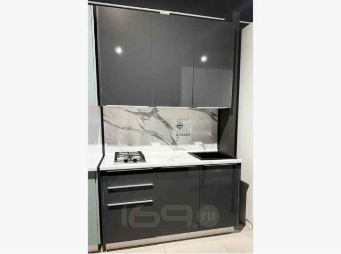 Кухня прямая Фьюжн Anthracite/Белый 1500*2200*600