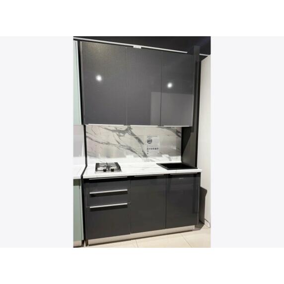 Кухня прямая Фьюжн Anthracite/Белый 1500*2200*600
