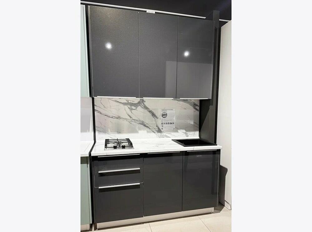 

Кухня прямая Фьюжн Anthracite/Белый 1500*2200*600