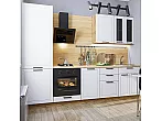 Модульный кухонный гарнитур Глетчер-04 Айленд Силк/Дуб Вотан 2140x2700x600