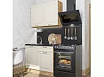 Модульный кухонный гарнитур Ницца-05 Агат/Дуб Вотан 2140x1000x600