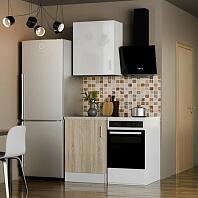 Кухонный гарнитур Уют 60 Белый/Дуб сонома/Белый
