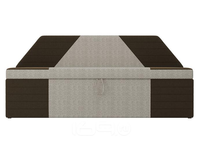 Кухонный прямой  диван Дуглас Корфу 02 Микровельвет Коричневый 