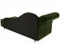 Кушетка Камерон Микровельвет Зелёный левый угол