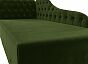 Кушетка Камерон Микровельвет Зелёный левый угол