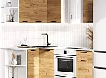 Кухонный гарнитур Рио Дуб Крафт/Белый 2140x2000/1300x600