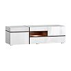 Мадера Тумба ТВ (Белый глянец)