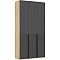 Шкаф 1200x508x2400 Марвэл Браш Графит МДФ