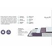 Матрас беспружинный Aura М нагрузка до 120 кг 1400x2000