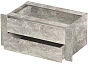 Модуль с 2 ящиками 60х60 Бетон