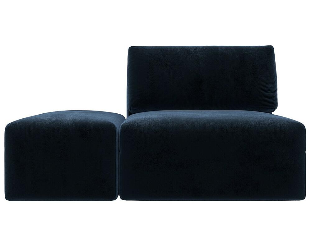 

Модули диван и пуф Лига-060 НПБ Велюр TOWER 13 синий