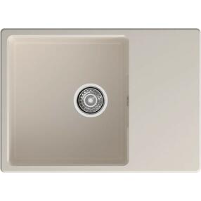Мойка GRANFEST URBAN 668L 1 чаша с крылом 400*430 белый