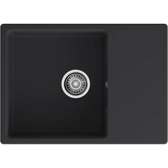 Мойка GRANFEST URBAN 668L 1 чаша с крылом 680*490 черный