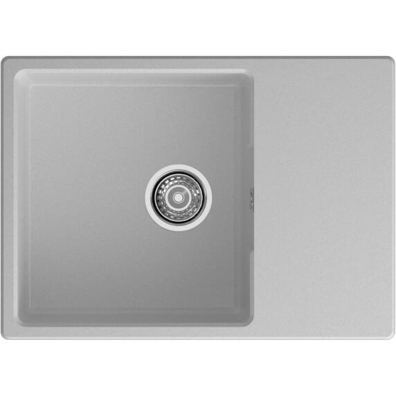 Мойка GRANFEST URBAN 668L 1 чаша с крылом 680*490 серый