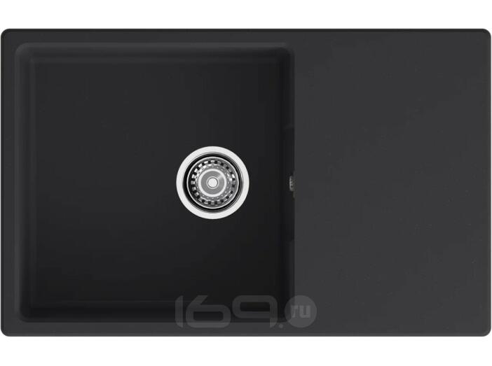 Мойка GRANFEST URBAN 678L 1 чаша с крылом 780*490 черный
