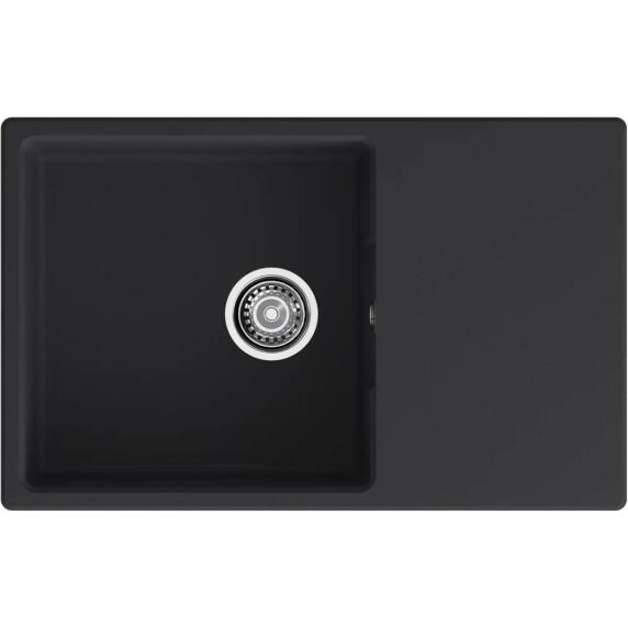 Мойка GRANFEST URBAN 678L 1 чаша с крылом 780*490 черный
