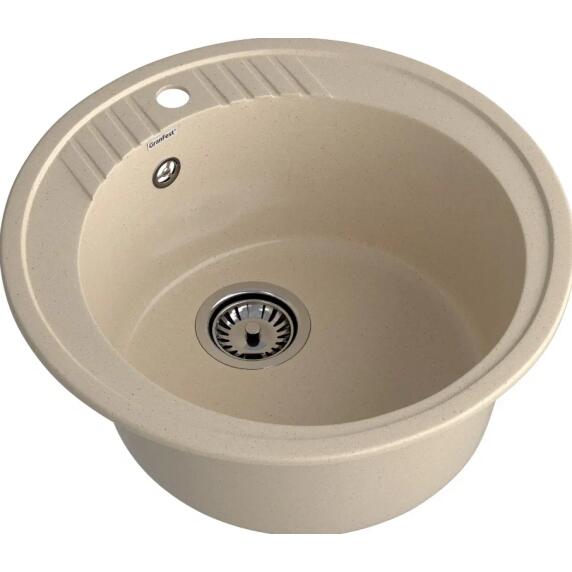 Мойка мрамор RONDO GF-R--520   D=520 мм  кашемир