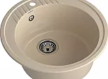 Мойка мрамор RONDO GF-R--520 D=520 мм кашемир