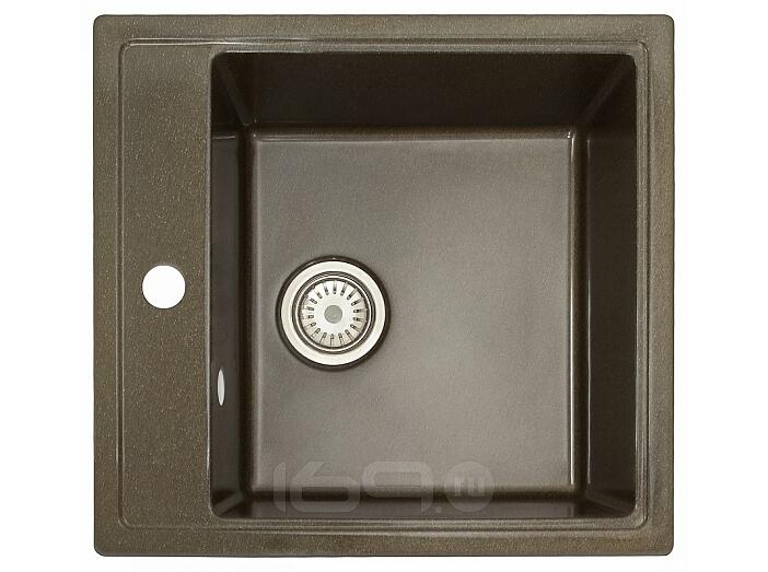 Мойка врезная Vivat 465019 1Ч Шоколадный 460*505