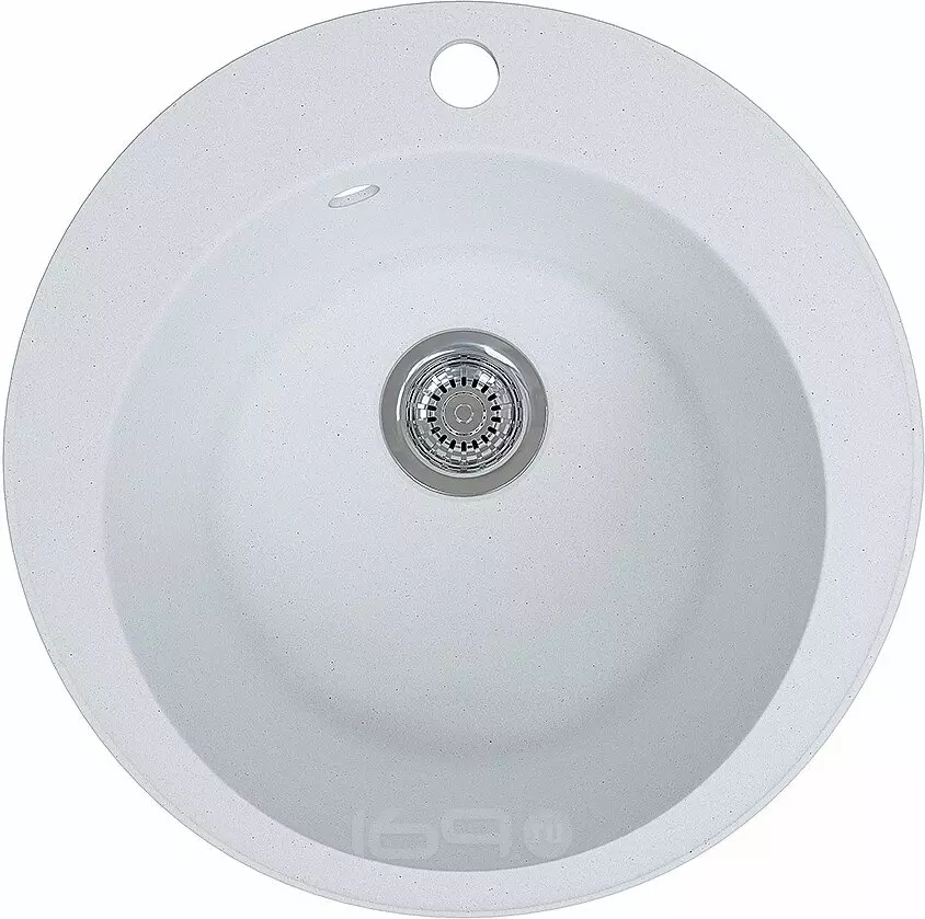 Мойка врезная Vivat 4718 1Ч МатБелый 470